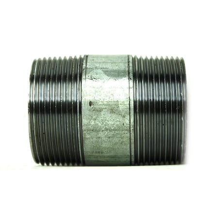 Thrifco Plumbing 1-1/2 Inch x 2-1/2 Inch Galvanized Steel Nipple 5220082